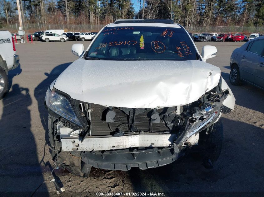 2013 LEXUS RX 350 - 2T2BK1BA5DC220207