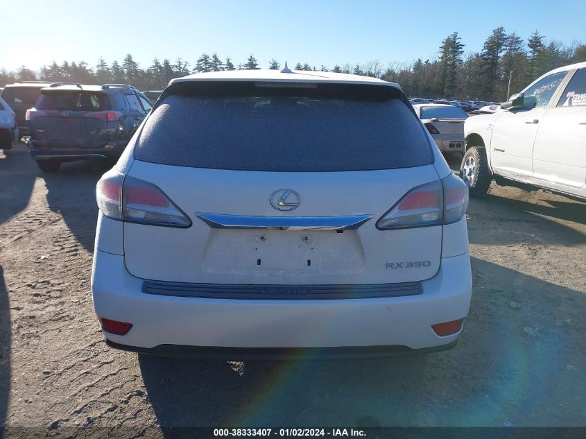 2013 LEXUS RX 350 - 2T2BK1BA5DC220207