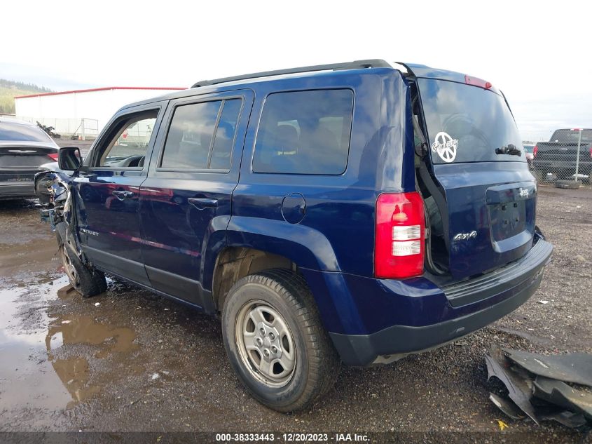 2015 JEEP PATRIOT SPORT - 1C4NJRBB0FD311922