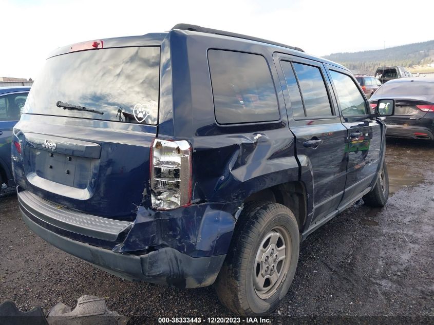 2015 JEEP PATRIOT SPORT - 1C4NJRBB0FD311922