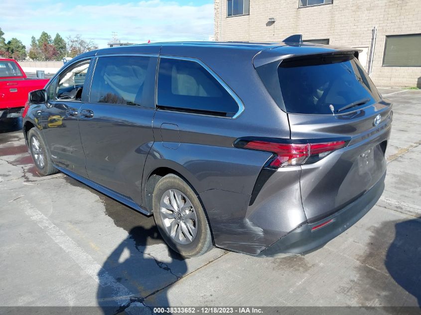 5TDKRKEC5MS074708 2021 TOYOTA SIENNA, photo no. 3