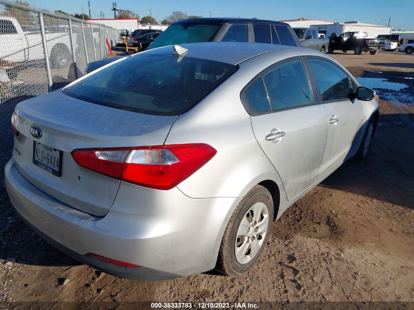 2014 KIA FORTE LX - KNAFK4A61E5192650