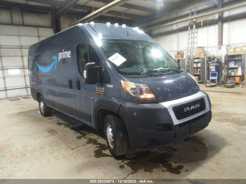 2019 RAM PROMASTER 3500 CARGO VAN HIGH ROOF 159 WB EXT - 3C6URVJG9KE561962
