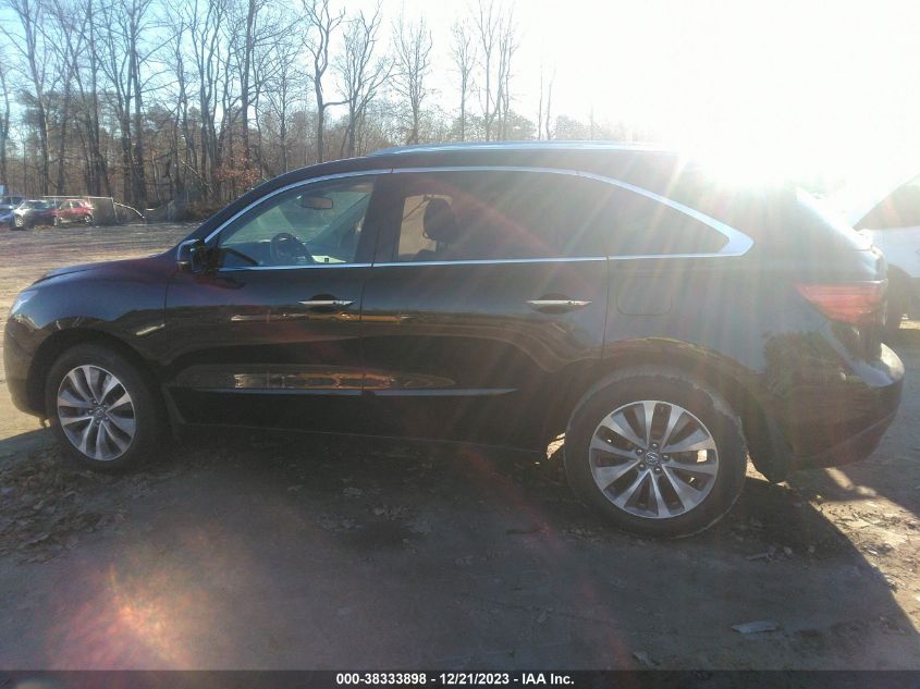 2015 ACURA MDX TECHNOLOGY - 5FRYD4H40FB022806