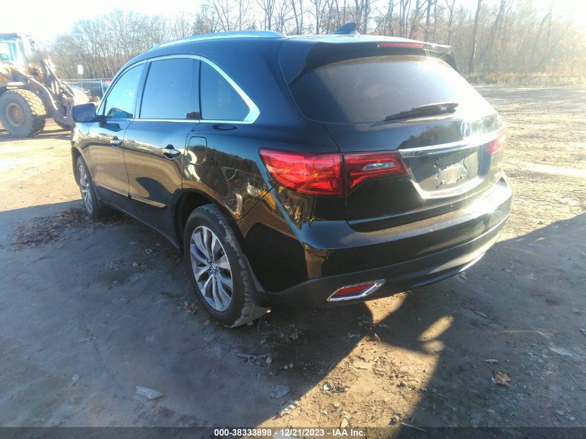 2015 ACURA MDX TECHNOLOGY - 5FRYD4H40FB022806
