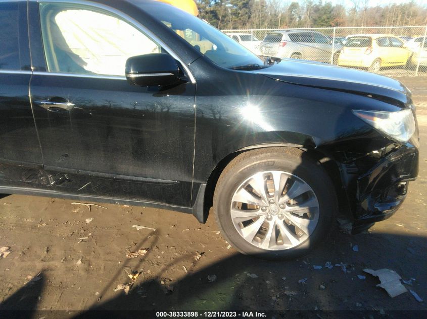 2015 ACURA MDX TECHNOLOGY - 5FRYD4H40FB022806