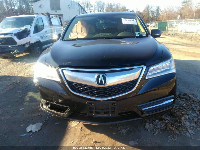 2015 ACURA MDX TECHNOLOGY - 5FRYD4H40FB022806