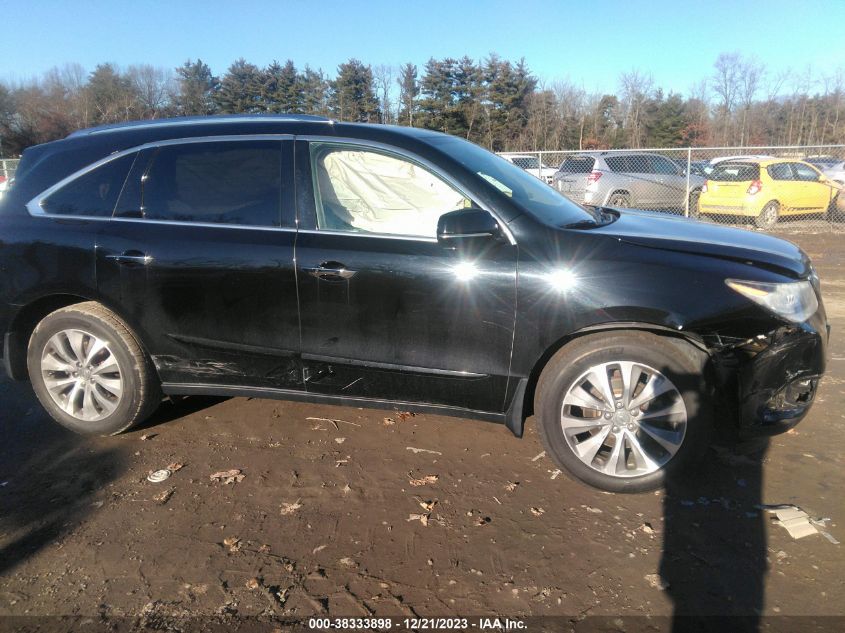 2015 ACURA MDX TECHNOLOGY - 5FRYD4H40FB022806