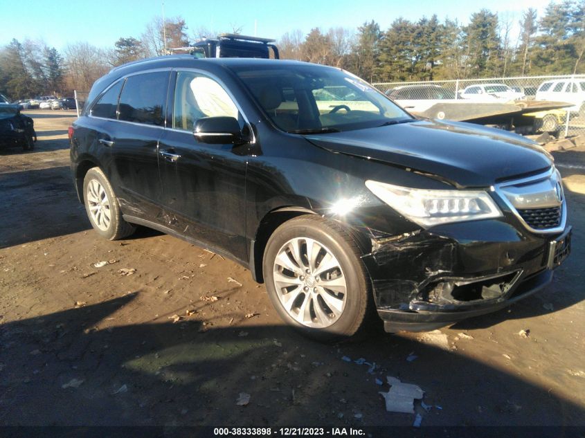 2015 ACURA MDX TECHNOLOGY - 5FRYD4H40FB022806
