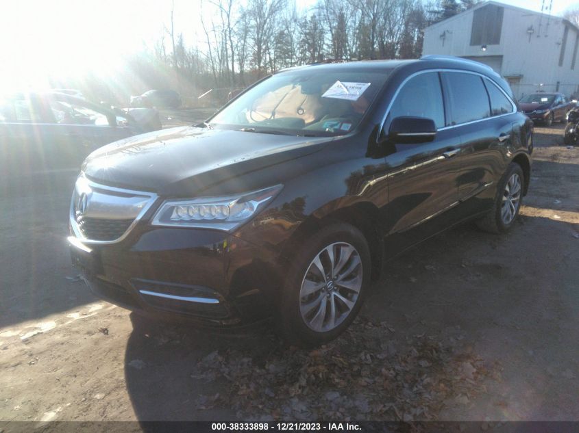2015 ACURA MDX TECHNOLOGY - 5FRYD4H40FB022806