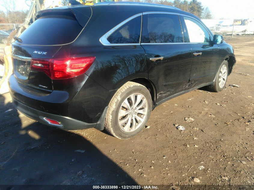 2015 ACURA MDX TECHNOLOGY - 5FRYD4H40FB022806