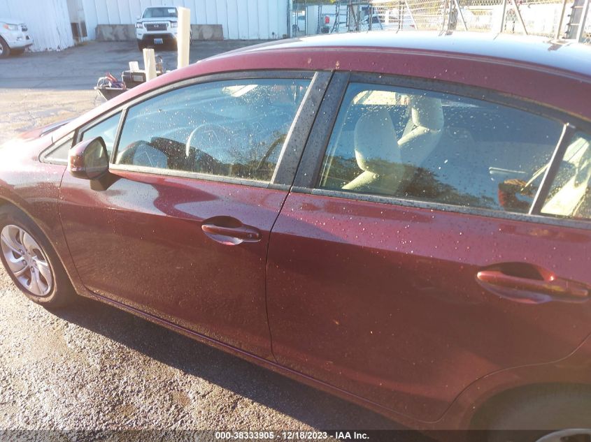 2013 HONDA CIVIC LX - 2HGFB2F54DH540392