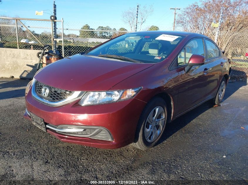 2013 HONDA CIVIC LX - 2HGFB2F54DH540392