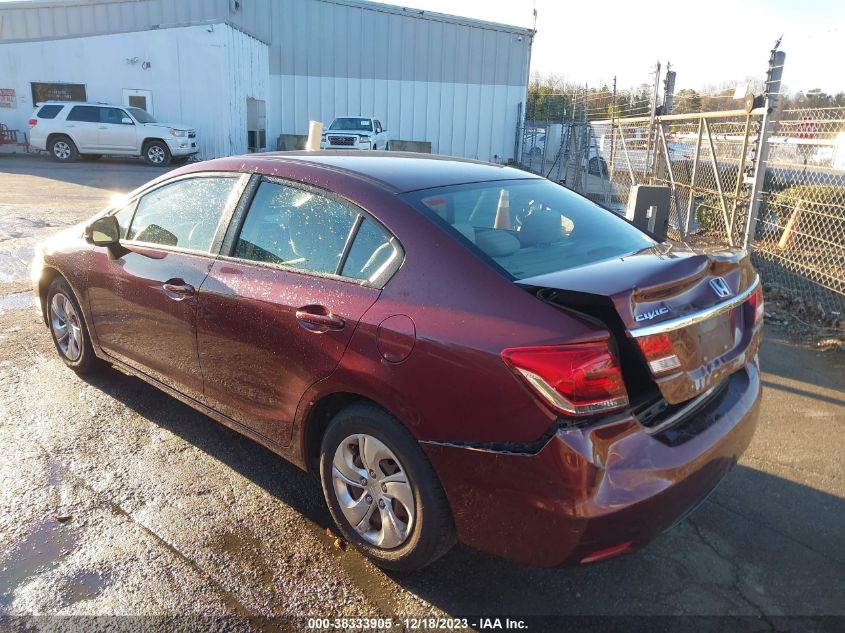 2013 HONDA CIVIC LX - 2HGFB2F54DH540392