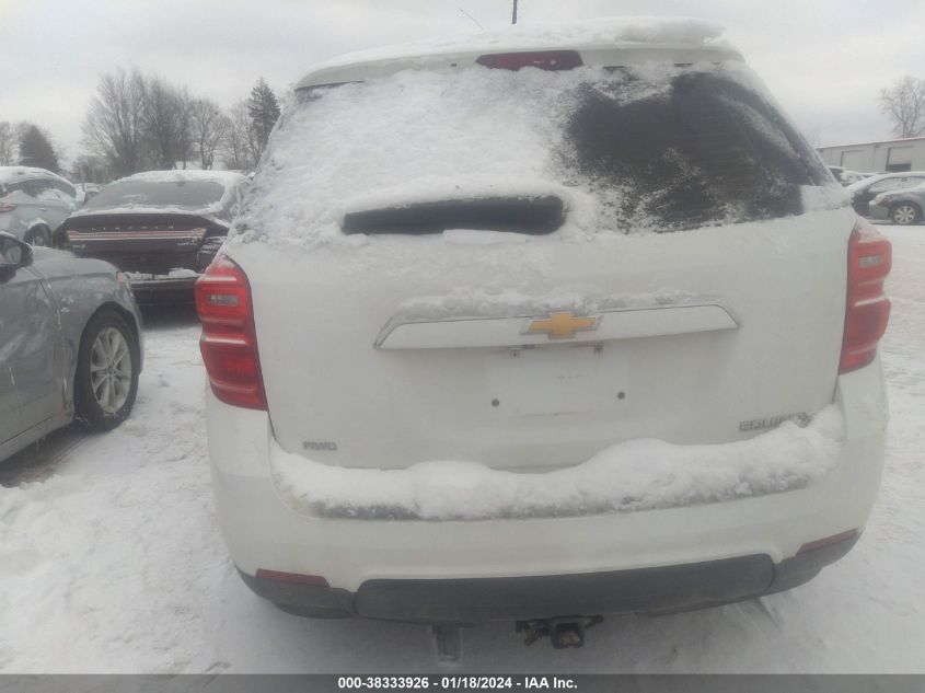 2016 CHEVROLET EQUINOX LS - 2GNFLEEK9G6358893