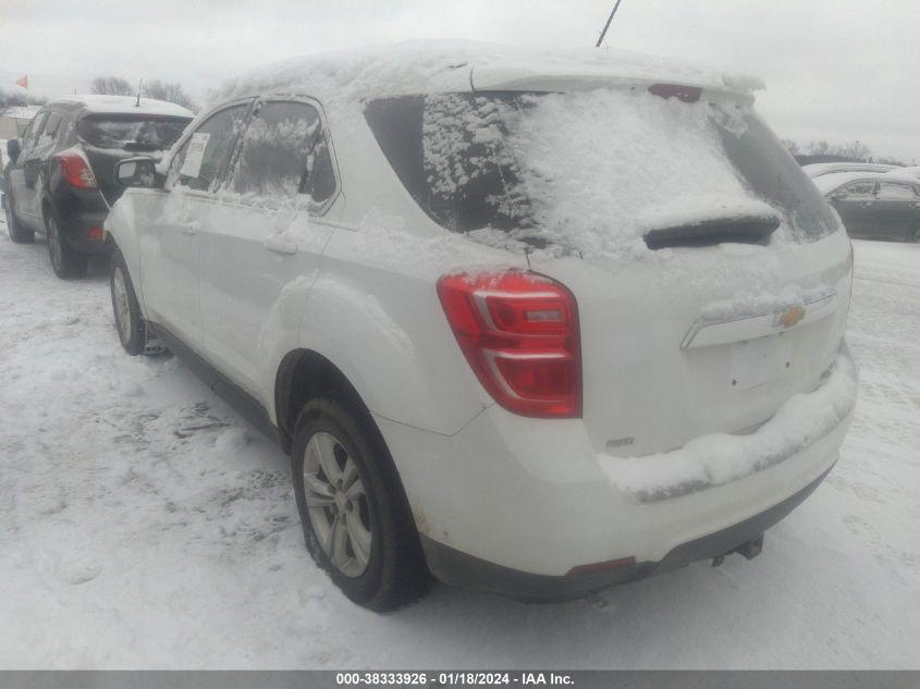 2016 CHEVROLET EQUINOX LS - 2GNFLEEK9G6358893