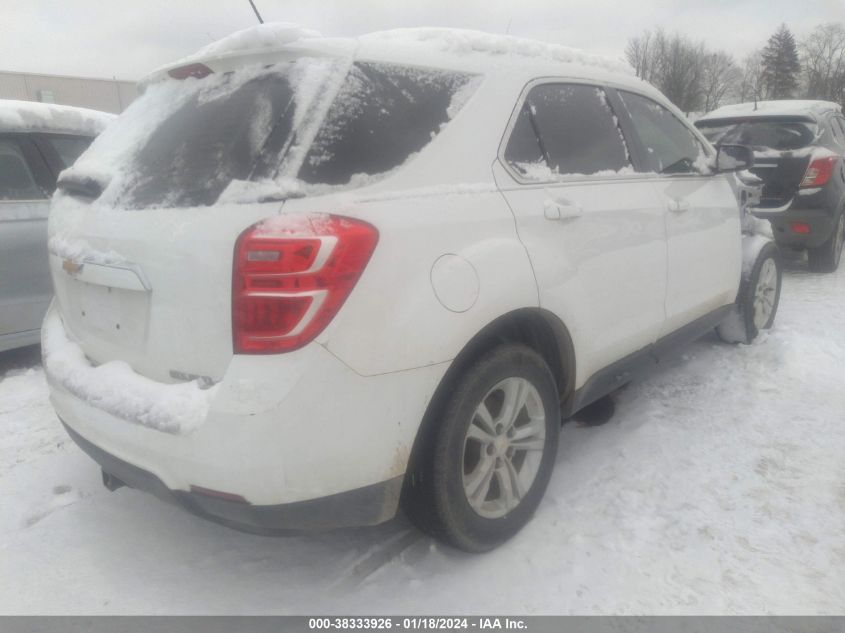 2016 CHEVROLET EQUINOX LS - 2GNFLEEK9G6358893