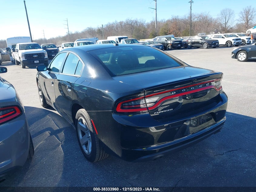 VIN 2C3CDXAG3KH513705 2019 DODGE CHARGER POLICE RWD