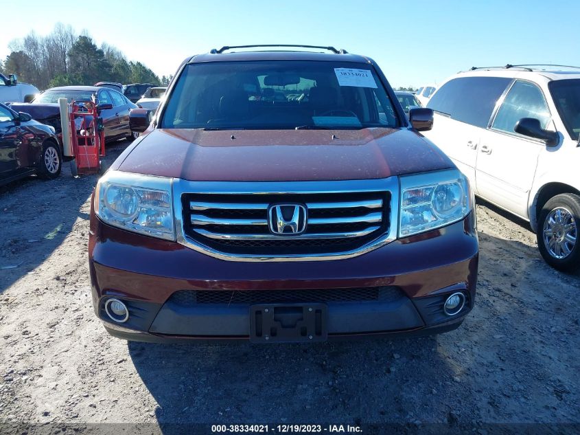 2013 HONDA PILOT EXLN - 5FNYF4H76DB046031