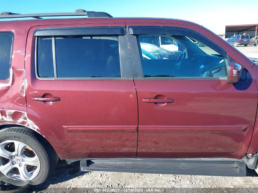 2013 HONDA PILOT EXLN - 5FNYF4H76DB046031