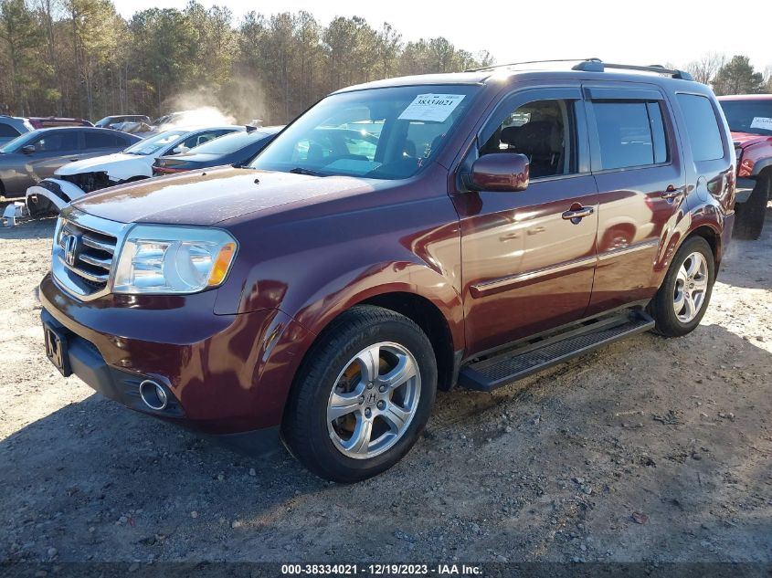 2013 HONDA PILOT EXLN - 5FNYF4H76DB046031