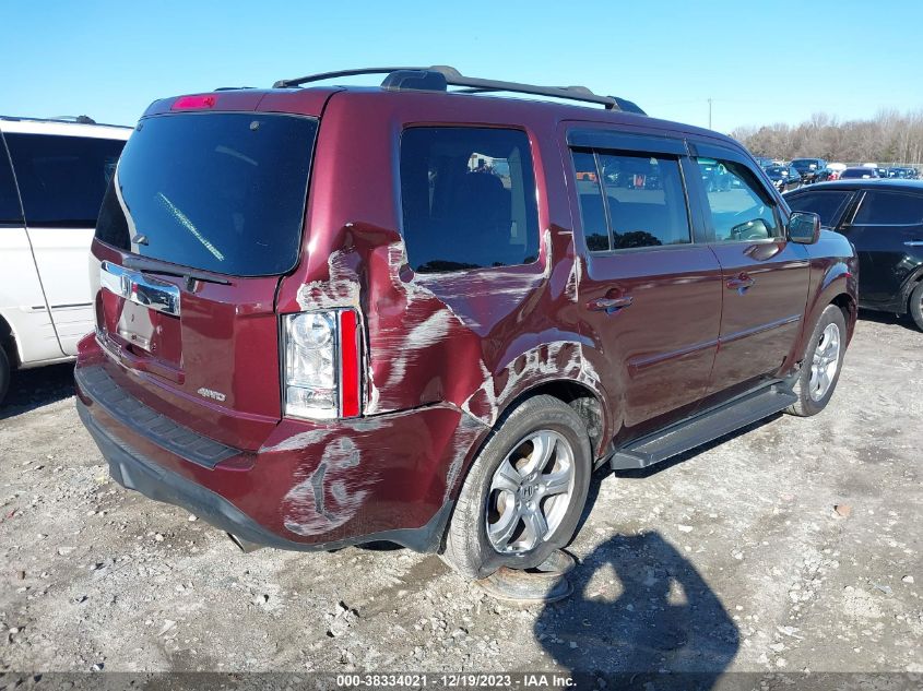 2013 HONDA PILOT EXLN - 5FNYF4H76DB046031