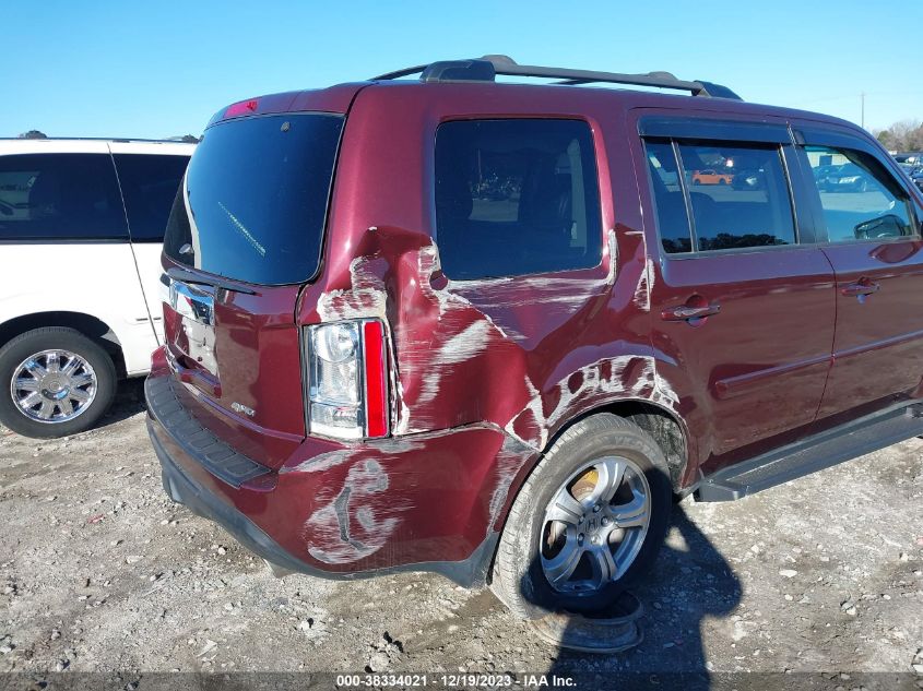 2013 HONDA PILOT EXLN - 5FNYF4H76DB046031