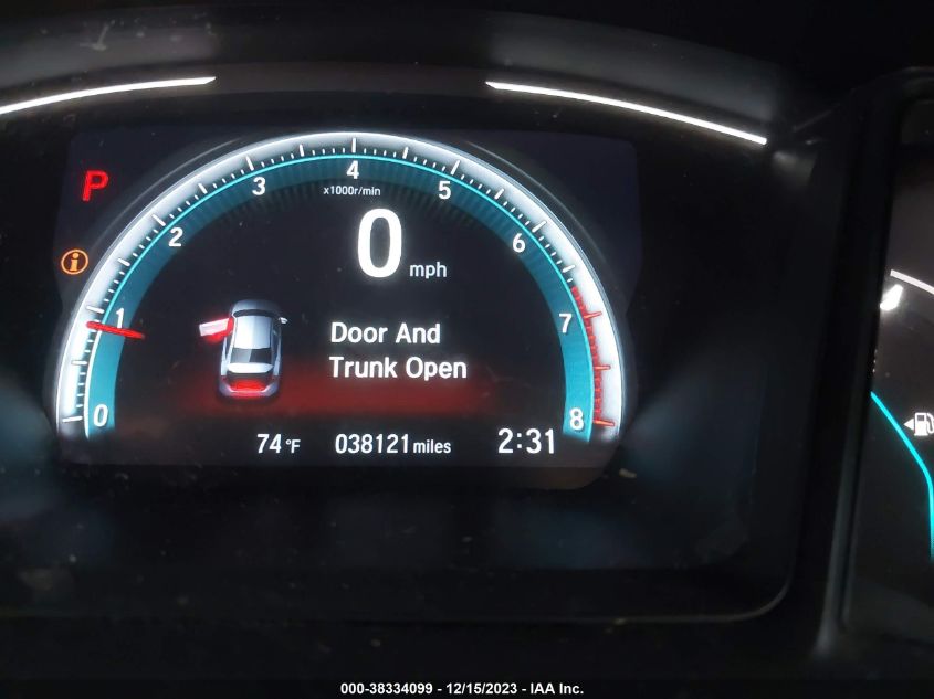 2019 HONDA CIVIC LX - 19XFC2F65KE023857