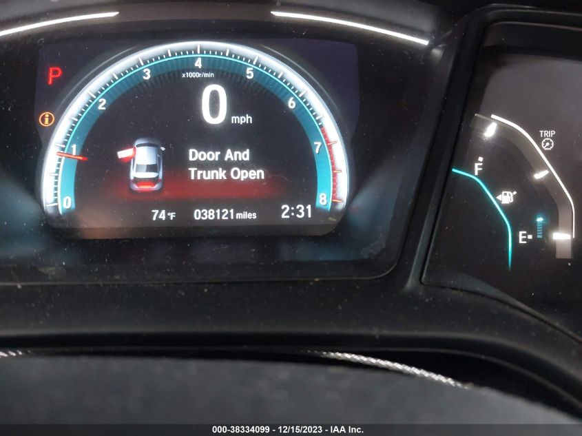 2019 HONDA CIVIC LX - 19XFC2F65KE023857