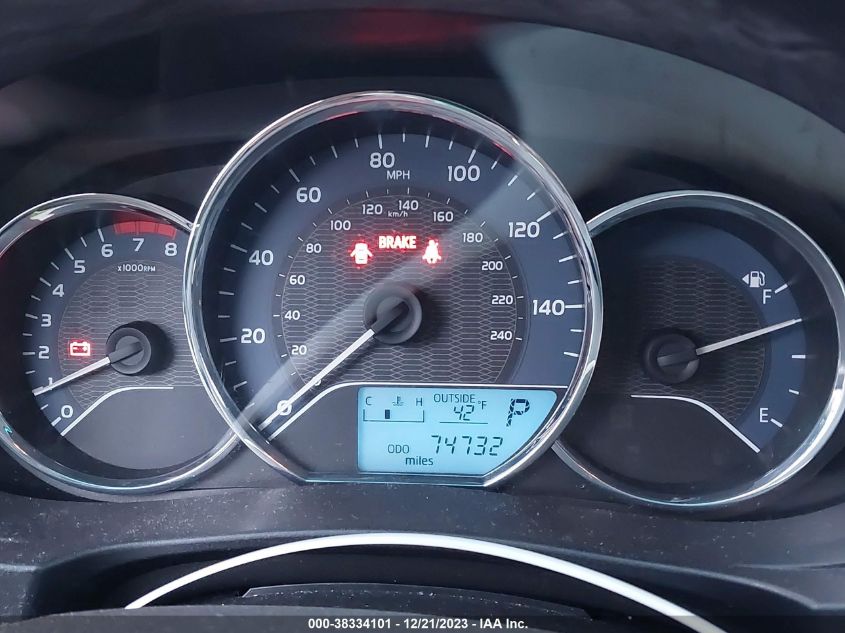 2015 TOYOTA COROLLA LE - 2T1BURHE7FC427630