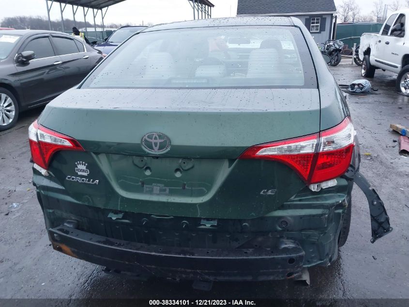 2015 TOYOTA COROLLA LE - 2T1BURHE7FC427630