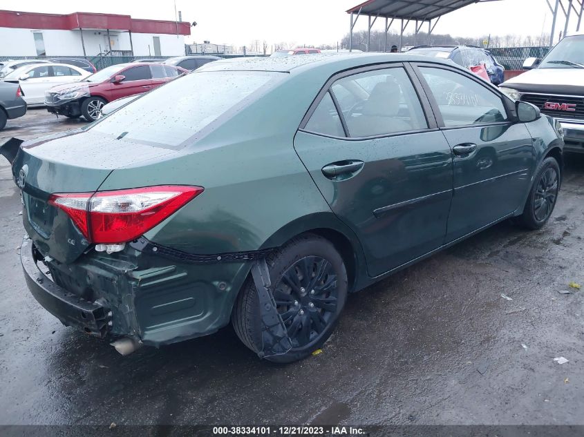 2015 TOYOTA COROLLA LE - 2T1BURHE7FC427630