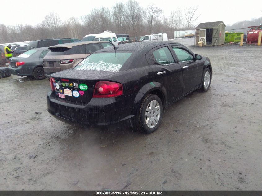 2013 DODGE AVENGER SE 1C3CDZAB1DN756908