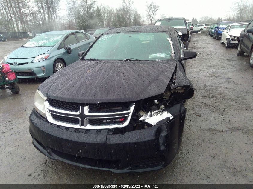 2013 DODGE AVENGER SE 1C3CDZAB1DN756908