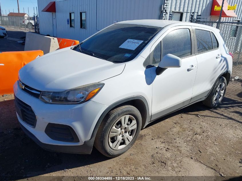 2017 CHEVROLET TRAX LS - 3GNCJKSB8HL251505