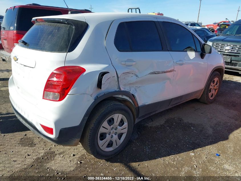 2017 CHEVROLET TRAX LS - 3GNCJKSB8HL251505