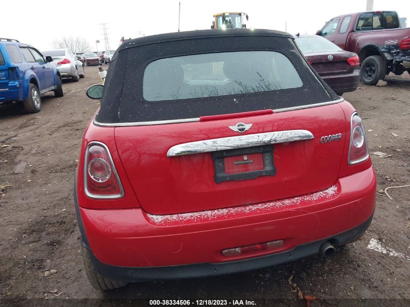 2015 MINI CONVERTIBLE COOPER WMWZN3C54FT266823
