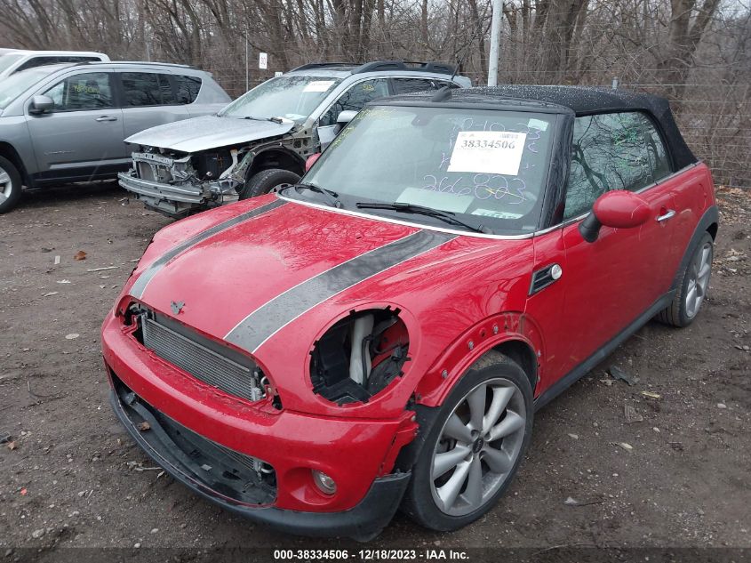 2015 MINI CONVERTIBLE COOPER WMWZN3C54FT266823