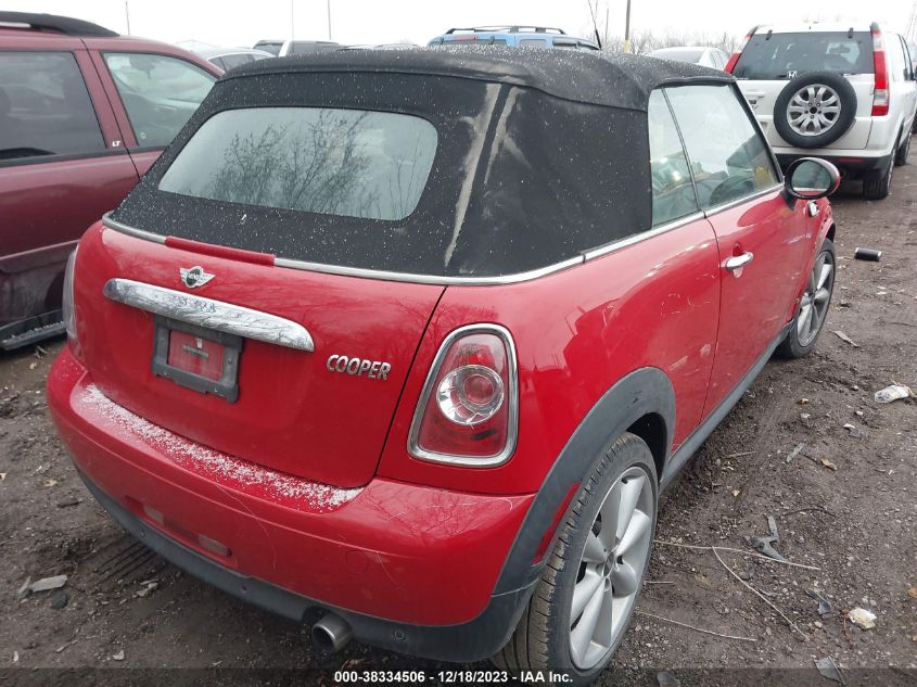 2015 MINI CONVERTIBLE COOPER WMWZN3C54FT266823
