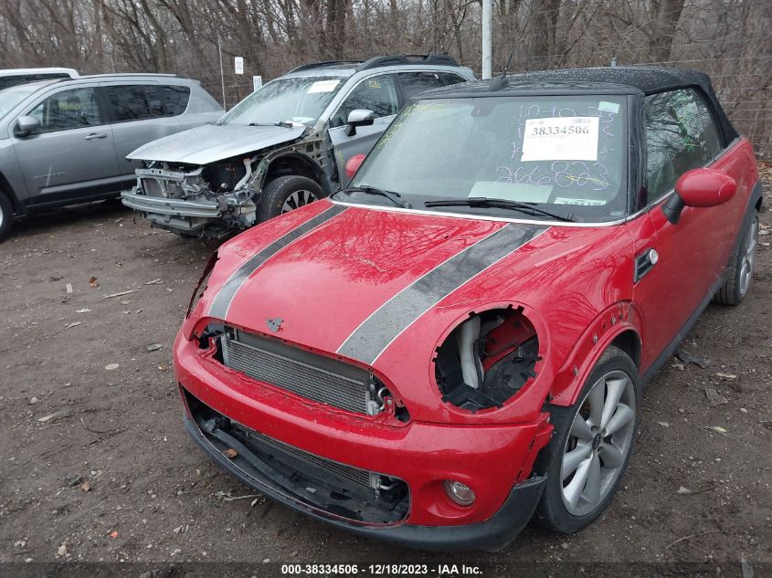 2015 MINI CONVERTIBLE COOPER WMWZN3C54FT266823