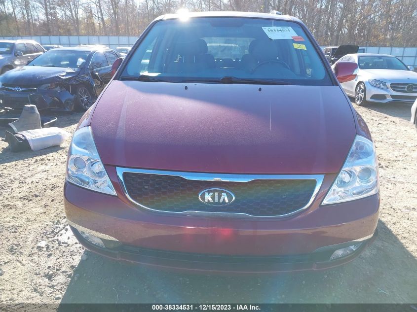 2014 KIA SEDONA EX - KNDMH4C72E6587655