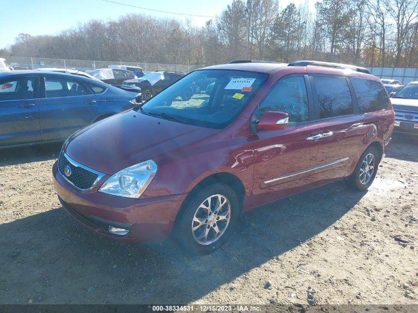 2014 KIA SEDONA EX - KNDMH4C72E6587655