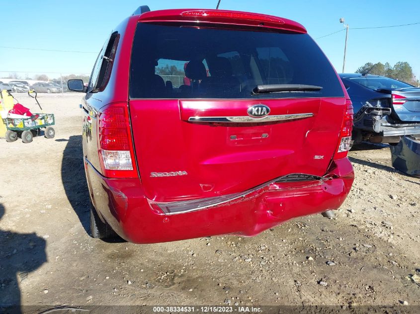 2014 KIA SEDONA EX - KNDMH4C72E6587655