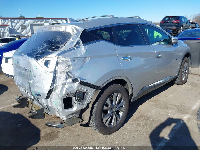 2016 NISSAN MURANO HYBRID SL 5N1CZ2MG1GN151959