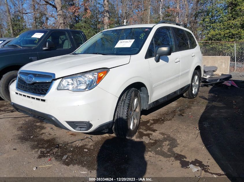 2016 SUBARU FORESTER 2.5I - JF2SJABCXGH523543