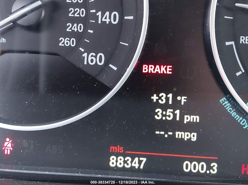 2013 BMW 335I XDRIVE WBA3B9C58DJ899075