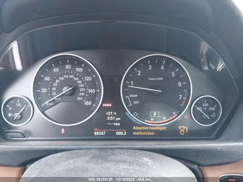 2013 BMW 335I XDRIVE WBA3B9C58DJ899075