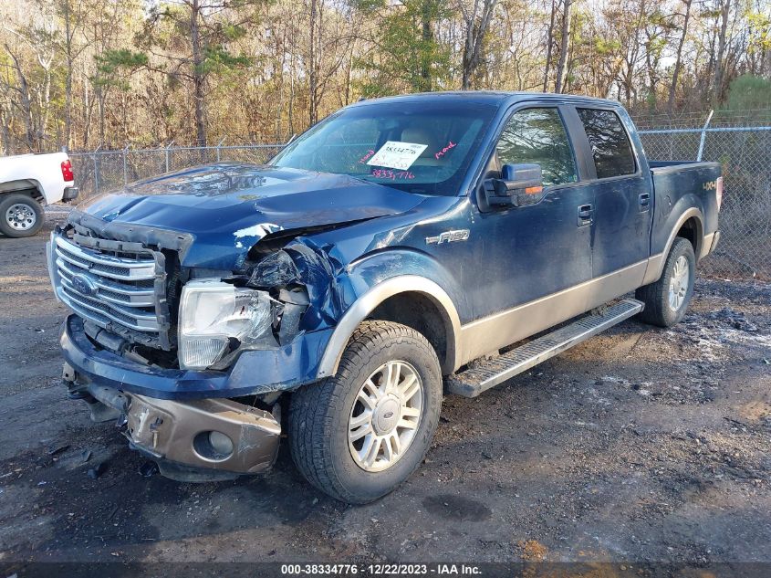 2014 FORD F-150 LARIAT - 1FTFW1EF2EKE94689