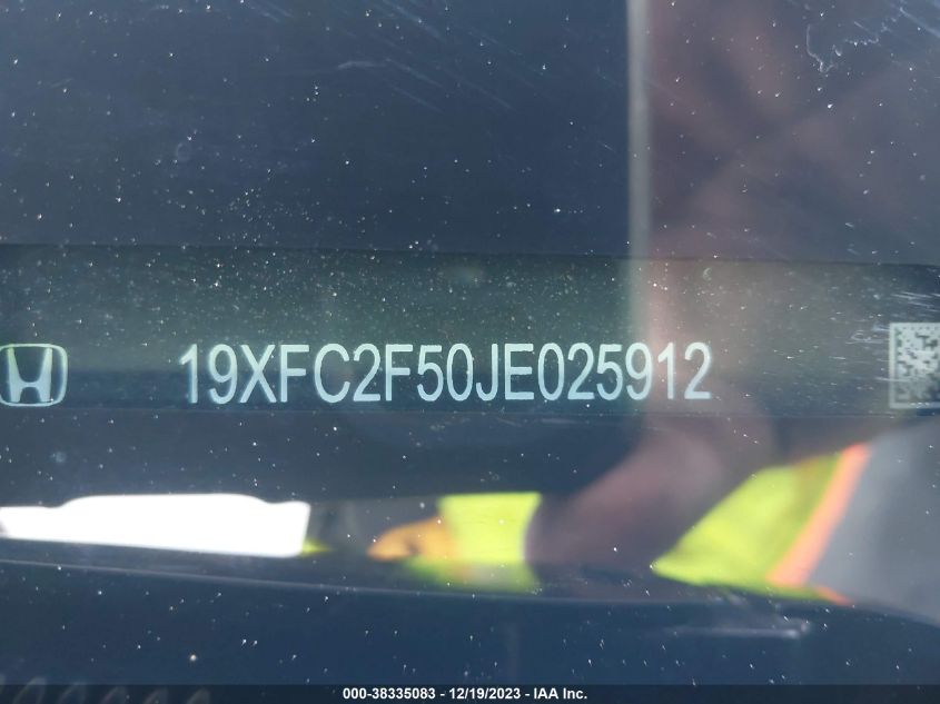 2018 HONDA CIVIC LX - 19XFC2F50JE025912