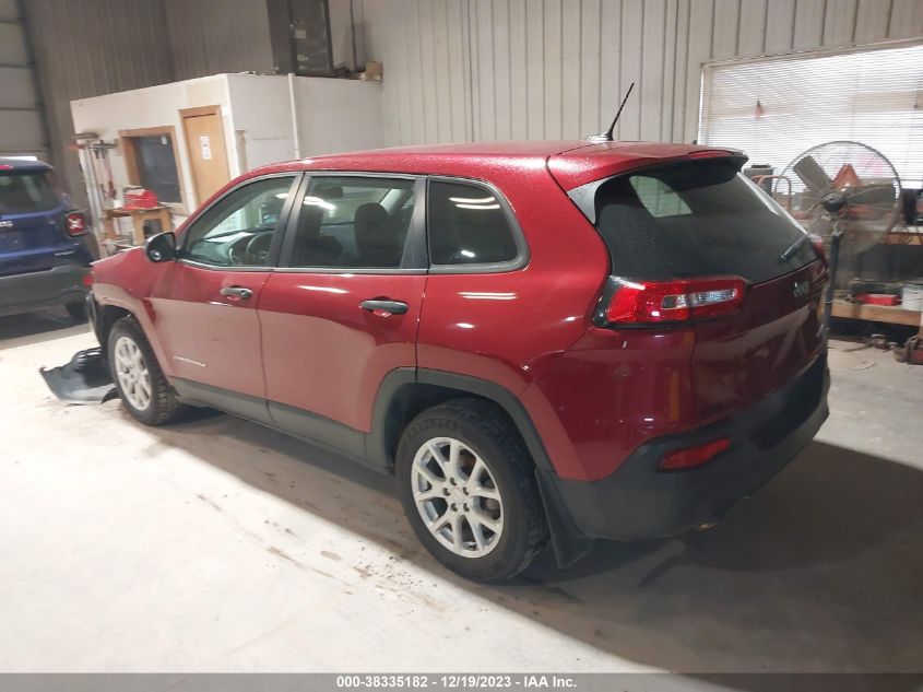 2014 JEEP CHEROKEE SPORT - 1C4PJLAB8EW194357